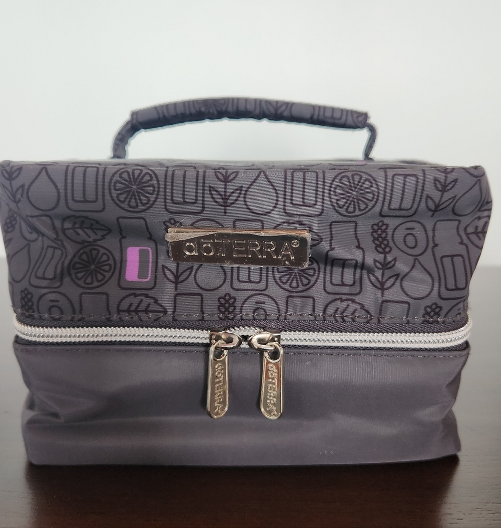 doTerra Brand 25 spots Essential Oils Make-up Travel Soft Case Zippered Pouches